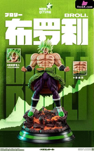 Dragon Ball Super Saiyan Transformation Series Broly Resin Statue - New Qi Yuan Studio [Pre-Order]