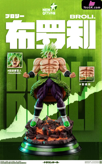 Dragon Ball Super Saiyan Transformation Series Broly Resin Statue - New Qi Yuan Studio [Pre-Order]