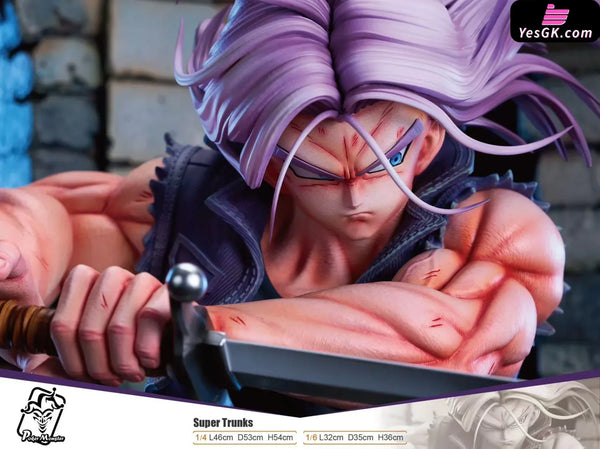 Dragon Ball Super Saiyan Trunks GK Statue - Poker Monster Studio [Pre-Order] Dragon Ball