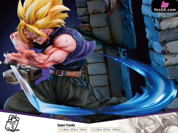 Dragon Ball Super Saiyan Trunks GK Statue - Poker Monster Studio [Pre-Order] Dragon Ball