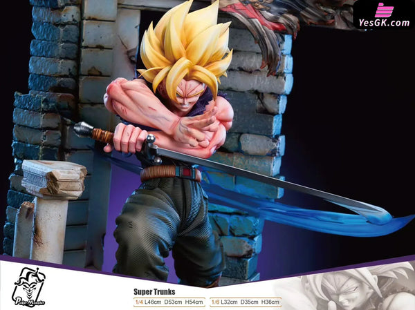 Dragon Ball Super Saiyan Trunks GK Statue - Poker Monster Studio [Pre-Order] Dragon Ball