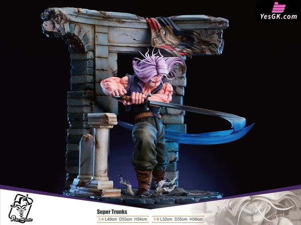 Dragon Ball Super Saiyan Trunks GK Statue - Poker Monster Studio [Pre-Order] Deposit / Standard Version(Purple) / 1/4