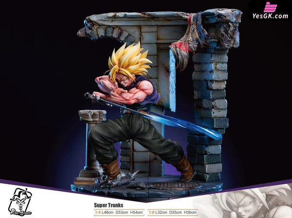 Dragon Ball Super Saiyan Trunks GK Statue - Poker Monster Studio [Pre-Order] Deposit / Standard Version(Yellow) / 1/4