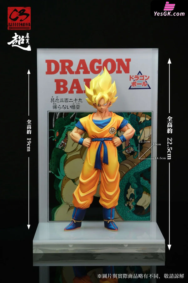 Dragon Ball Super Title Page Goku Never Returns GK Statue - C3 Studio [In-Stock] - Full Payment - DragonBall