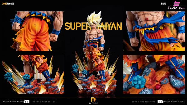 Dragon Ball The First Super Saiyan 2.0 Son Goku GK Statue - Du Studio [Pre-Order] Dragon Ball