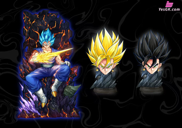 Dragon Ball Throne Gogeta & Throne Vegito 1/6 GK Statue - JW Studio [In-Stock] - DragonBall