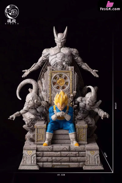 Dragon Ball Throne Series Throne Vegeta 2.0 Statue - HunDian Studio [In-Stock] Full Payment Dragon Ball