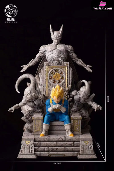 Dragon Ball Throne Series Throne Vegeta 2.0 Statue - HunDian Studio [In-Stock] Full Payment Dragon Ball