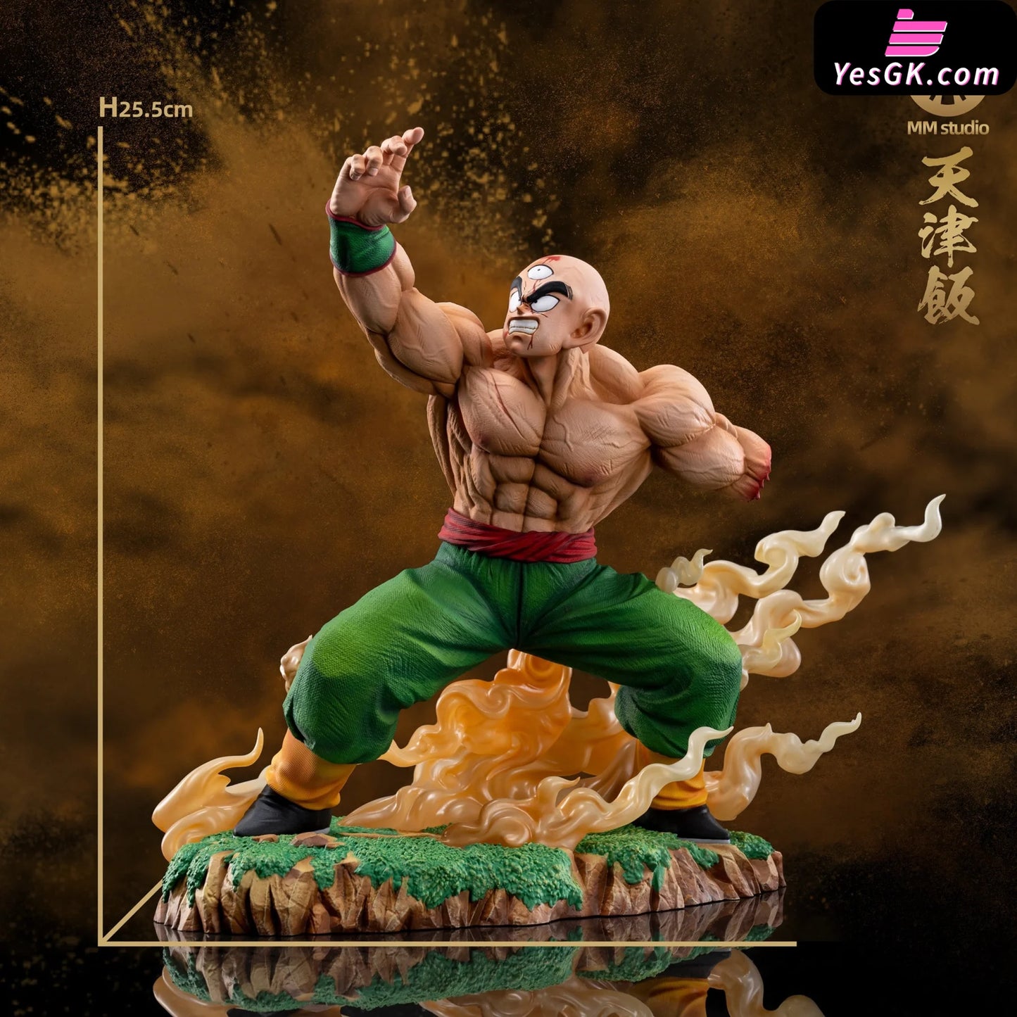 Dragon Ball Tien Shinhans Last Qigong Cannon Statue - Mm Studio [Pre-Order]