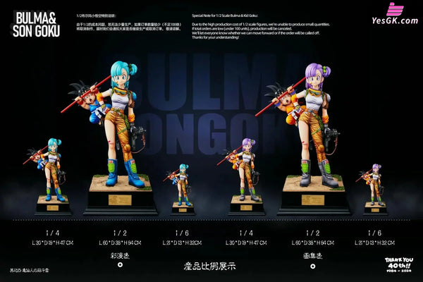 Dragon Ball Title Page 40th Anniversary Series #2 Bulma & Goku GK Statue - Infinite Studio [Pre-Order] Deposit / 1/4