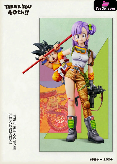 Dragon Ball Title Page 40th Anniversary Series #2 Bulma & Goku GK Statue - Infinite Studio [Pre-Order] Dragon Ball