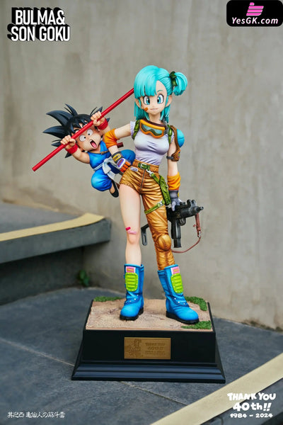 Dragon Ball Title Page 40th Anniversary Series #2 Bulma & Goku GK Statue - Infinite Studio [Pre-Order] Dragon Ball
