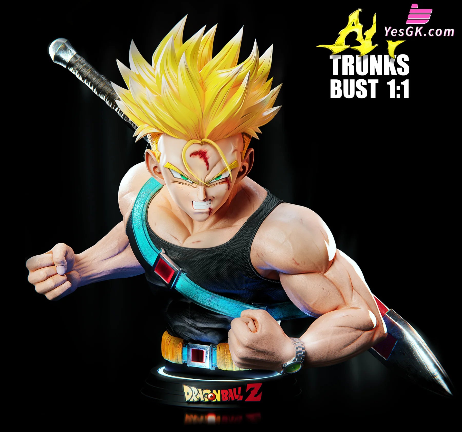 Dragon Ball Trunks 1/1 Bust Statue - Armyant Studio [Pre-Order]