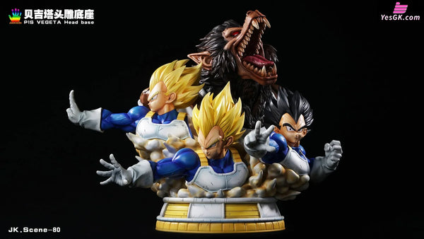 Dragon Ball Vegeta Head Bust Statue - JacksDo Studio [In-Stock] - Dragon Ball