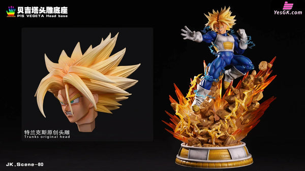 Dragon Ball Vegeta Head Bust Statue - JacksDo Studio [In-Stock] - Dragon Ball