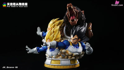 Dragon Ball Vegeta Head Bust Statue - JacksDo Studio [In-Stock] - Dragon Ball