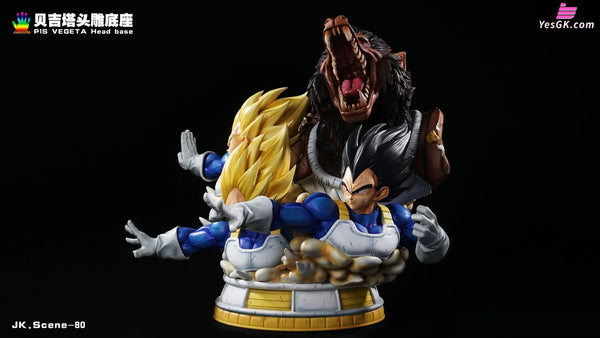 Dragon Ball Vegeta Head Bust Statue - JacksDo Studio [In-Stock] - Dragon Ball