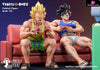 Dragon Ball Vegeta & Son Goku Resin Statue - Fuzzfeet Studio [Pre-Order]