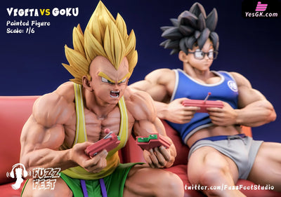 Dragon Ball Vegeta & Son Goku Resin Statue - Fuzzfeet Studio [Pre-Order]