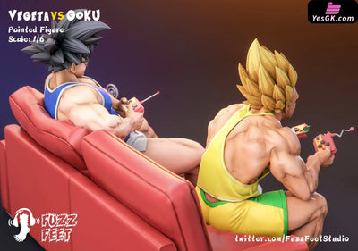 Dragon Ball Vegeta & Son Goku Resin Statue - Fuzzfeet Studio [Pre-Order]