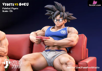 Dragon Ball Vegeta & Son Goku Resin Statue - Fuzzfeet Studio [Pre-Order]