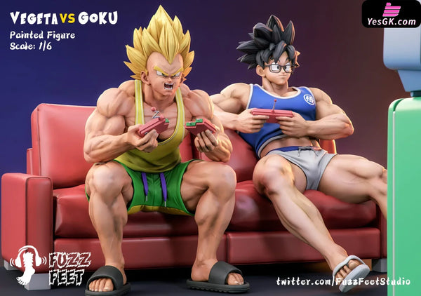 Dragon Ball Vegeta & Son Goku Resin Statue - FuzzFeet Studio [In-Stock] - Full Payment - Dragon Ball