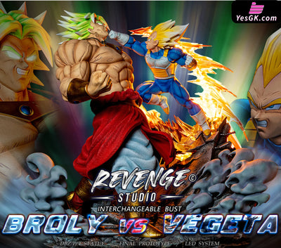 Dragon Ball Vegeta Vs Broli Statue - Revenge Studio [Pre-Order Closed]