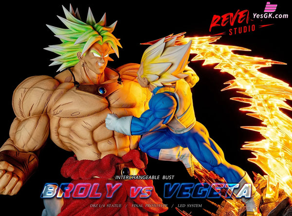 Dragon Ball Vegeta Vs Broli Statue - Revenge Studio [Pre-Order Closed]