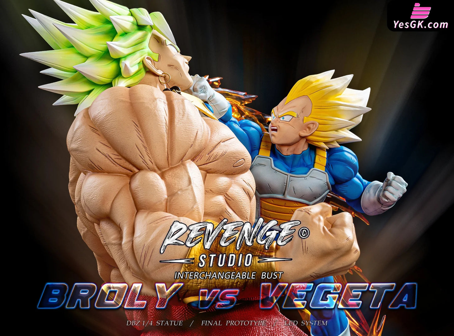 Dragon Ball Vegeta Vs Broli Statue - Revenge Studio [Pre-Order Closed]