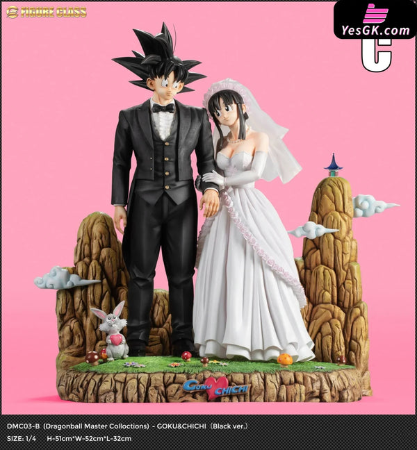 Dragon Ball Wedding Son Goku & Chichi 1/4 GK Statue - FC Studio [In-Stock] Full Payment / Black Color Dragon Ball