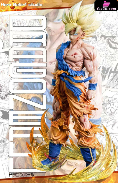Dragon Ball Z 3Rd Anniversary Bonus Item Super One Goku Statue - Hero Belief Studio [Pre-Order]