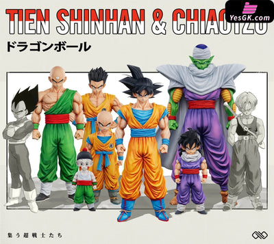 Dragon Ball Z Fighter #5 Tien Shinhan Chiaotzu Statue - Infinite Studio [Pre - Order]