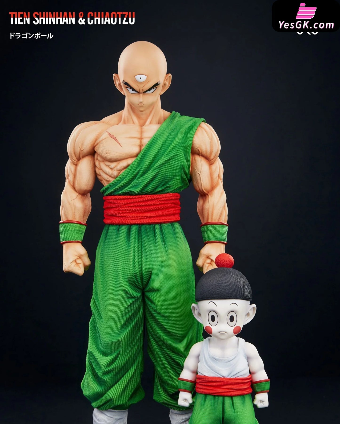 Dragon Ball Z Fighter #5 Tien Shinhan Chiaotzu Statue - Infinite 