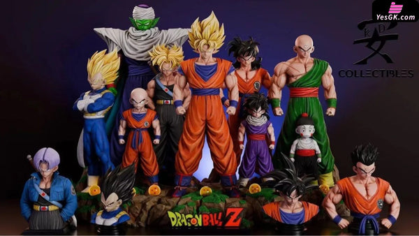 Dragon Ball Z Fighters 9 Person Team GK Statue - KD Collectibles Studio [In-Stock] - Full Payment - Dragon Ball