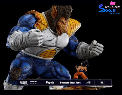 Dragon Ball Z Scene Vegeta The Great Ape Statue - Sky Top Studio [In Stock]