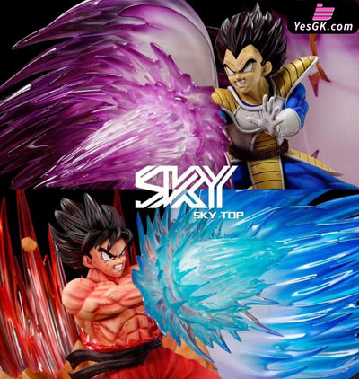 Dragon Ball Z Tenchiha - Goku & Vegeta Resin Statue Sky Top Studio [In Stock]