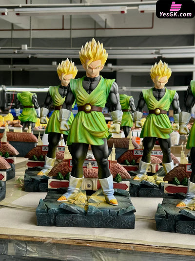 Dragon Ball ZMC Green Super Saiyan Gohan & Son Gohan GK Statue - ZMC Studio [Pre-order Closed] Dragon Ball