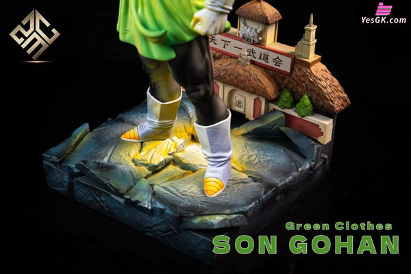Dragon Ball ZMC Green Super Saiyan Gohan & Son Gohan GK Statue - ZMC Studio [Pre-Order] Dragon Ball