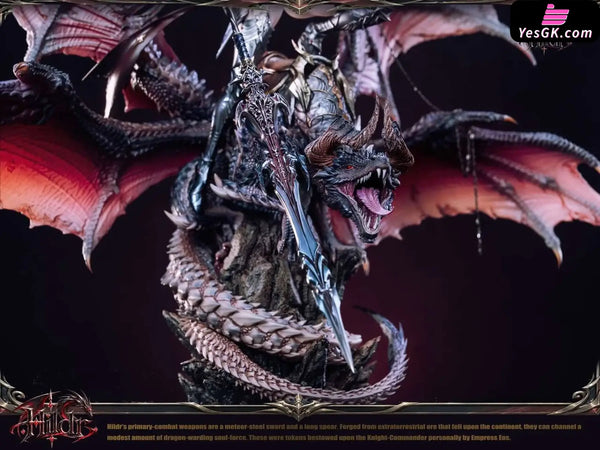 Dragon Knight Hildr Statue - JuHun Create Studio