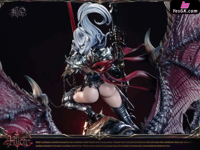 Dragon Knight Hildr Statue - JuHun Create Studio