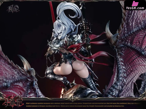 Dragon Knight Hildr Statue - JuHun Create Studio