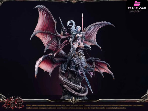 Dragon Knight Hildr Statue - JuHun Create Studio