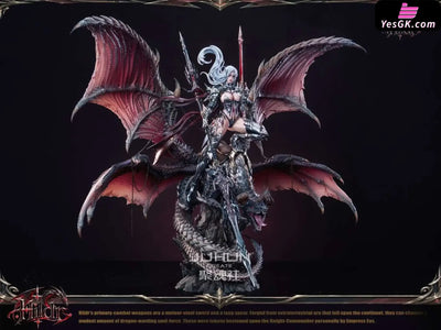 Dragon Knight Hildr Statue - JuHun Create Studio