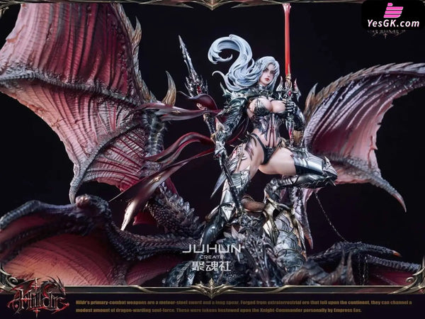 Dragon Knight Hildr Statue - JuHun Create Studio