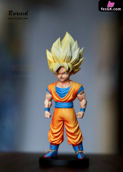 Dragon Team Z Fighters Son Goku & Son Gohan GK Statue - Round Studio [Pre-Order] Dragon Ball