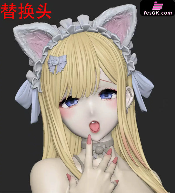 Dress-Up Darling Marin Kitagawa Statue - Half Summer Studio [Pre-Order] - Deposit / A: Kitten Pajamas + DLC - Dress-Up