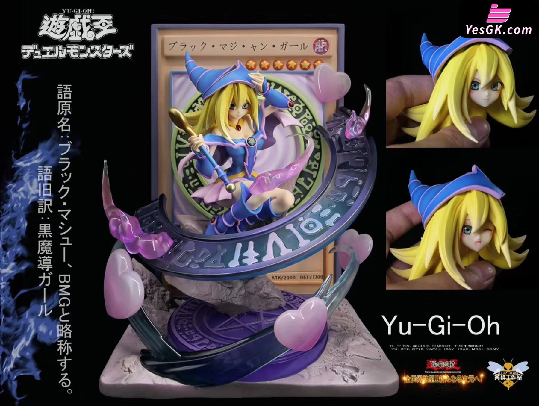 Duel Monsters/ Yu-Gi-Oh! - Dark Magician Girl From Wizards Cards Resin Statue Wasp Studio [In Stock]