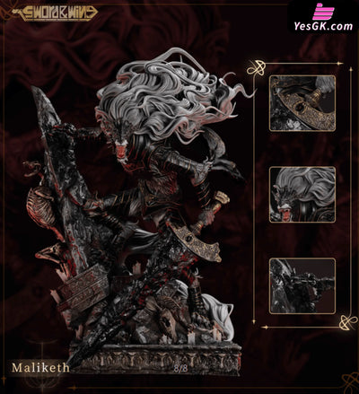 Elden Ring #3 Black Sword Maliketh Statue - & Wing Studio [Pre-Order]