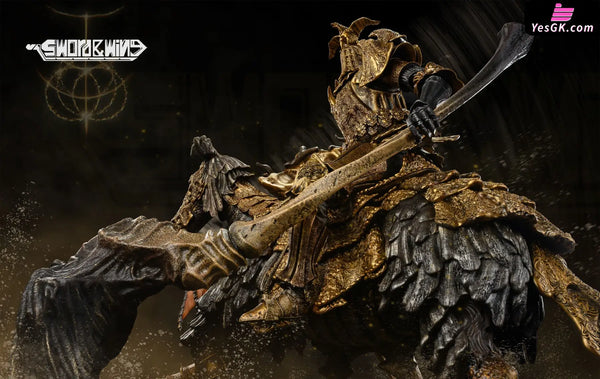Elden Ring Dragon Tree Sentinel & The Tarnished Resin Statue - Sword Wing Studio [Pre-Order Closed]