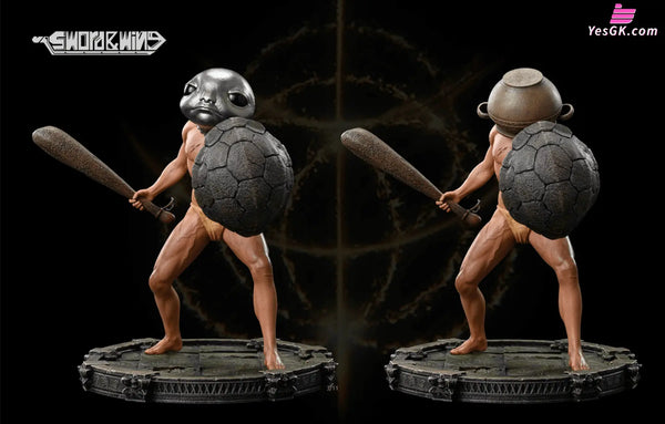 Elden Ring Dragon Tree Sentinel & The Tarnished Resin Statue - Sword Wing Studio [Pre-Order Closed]